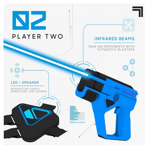 Sharper Image Electronic Laser Tag 2 Player - Picture 5 of 13